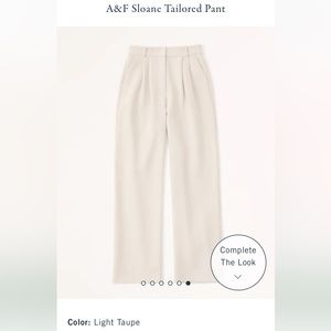 Abercrombie A&F Sloan tailored pant